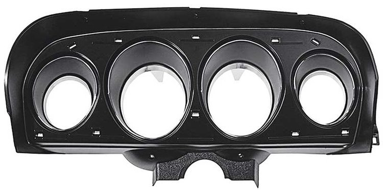 10838PX 1969 Ford Mustang; Dash Instrument Bezel; with Deluxe Interior