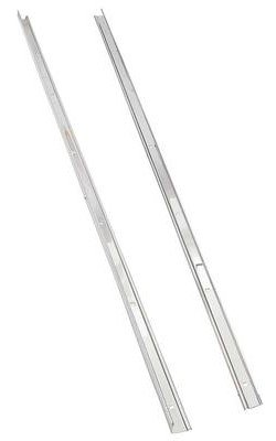 110121 1973-87 Chevrolet, GMC, Bed Angle Strips, Short Bed, Stepside, Stainless Steel, Polished