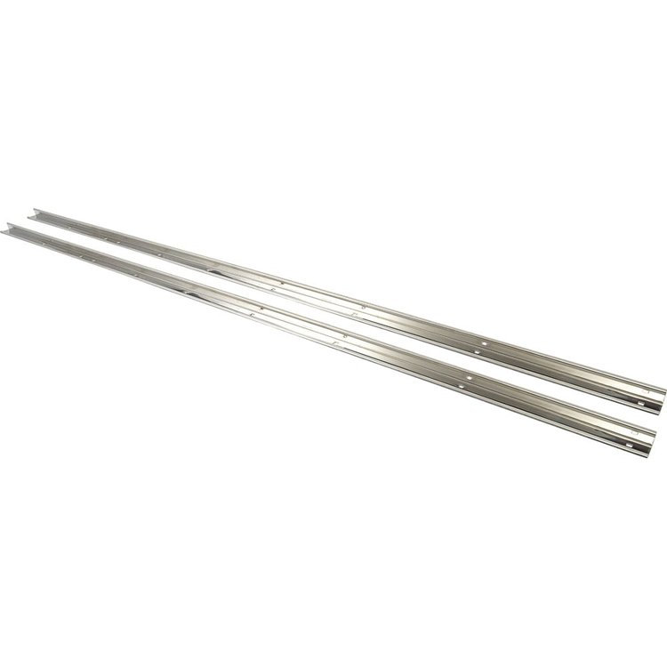 110131 1947-53 Chevrolet, GMC, Bed Angle Strips, Stepside, Long Bed, Stainless, Unpolished