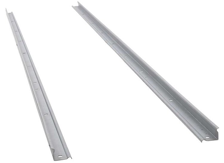 110132 1947-53 Chevrolet, GMC, Bed Angle Strips, Long Bed, Stepside, Raw Steel, Paintable