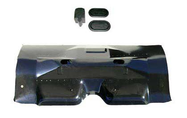 11160A-CM Rear Transition Floor Panel-1964-70 Mustang, Cougar; EDP Coated