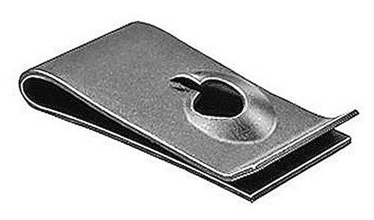 11429 U-Nut #10 Screw Size, Panel Clip, Phosphate, Each