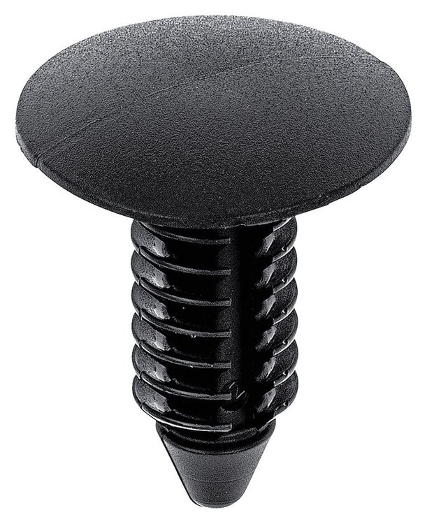 Nylon Push-In Retainer Clip 5/16" Black