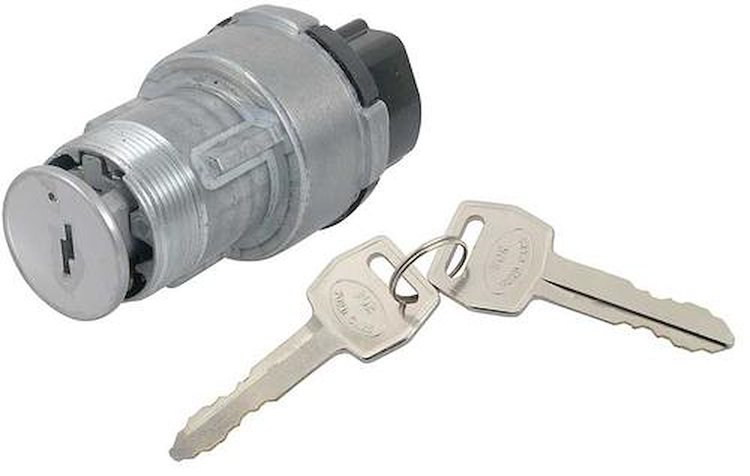 11572HK 1970-76 Ford F Series, Econoline; Ignition Switch Assembly; 6 Blade-Style Terminals; with Lock Cylinder And Keys