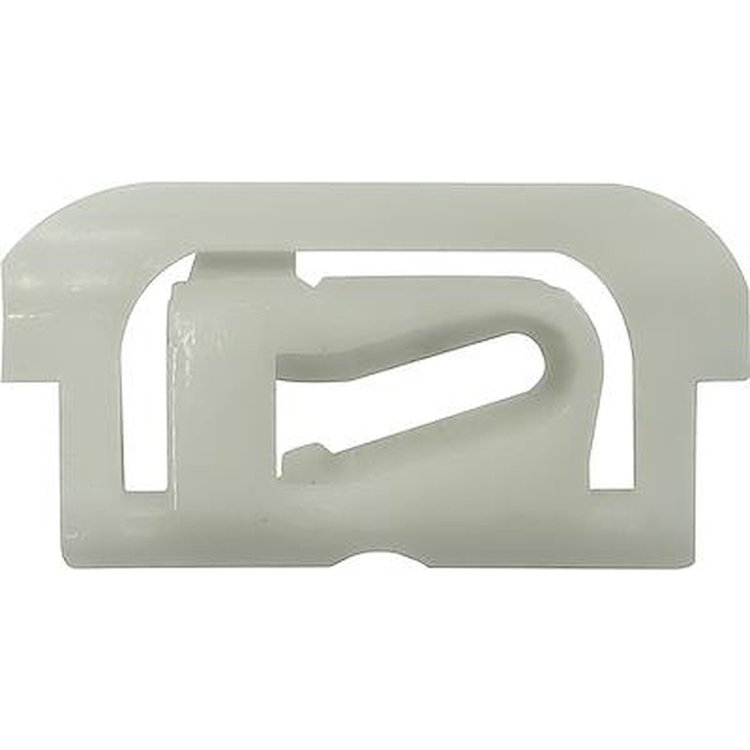 12135 1980-87 GM, Molding Clip, Back Window, Nylon, 7/8" X 1-1/5", White