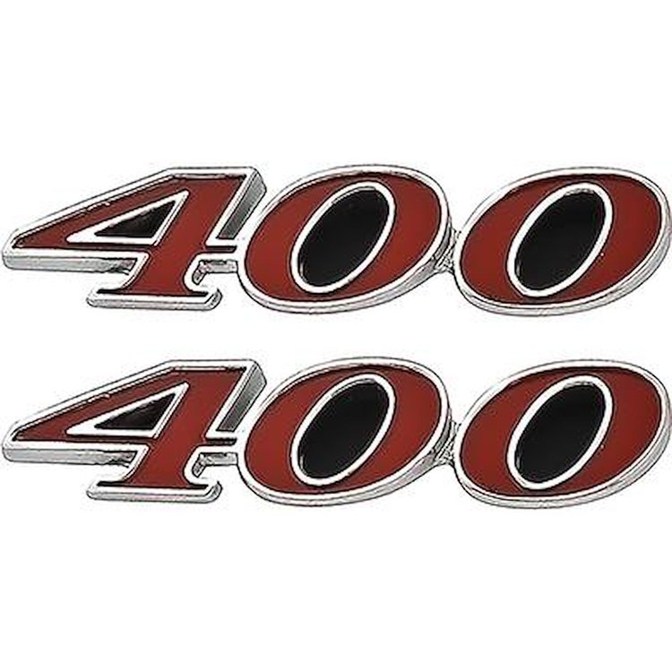 1231121 1969 Buick GS, 400 Hood Emblems, Pair