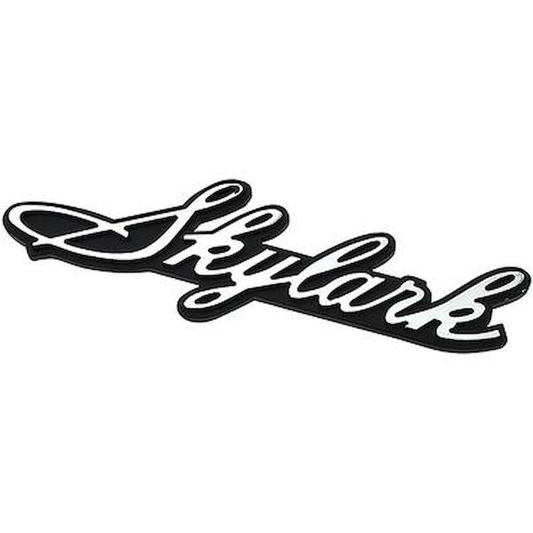 1231817 1970-72 Buick Skylark, Grill Emblem, Skylark Nameplate Script