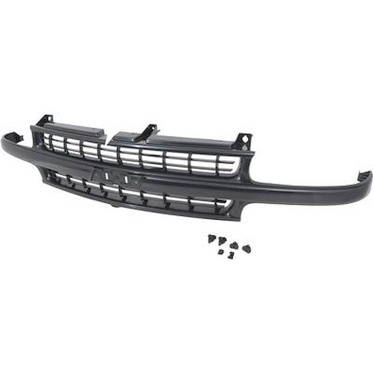 12335634 1999-06 Chevrolet, Silverado/Suburban/Tahoe, Grill, Matte Black, Paintable Finish