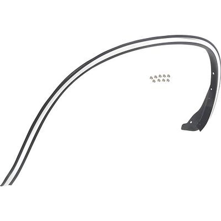 12376663 1998-2002 Chevrolet S10 Truck, Wheel Well Opening Molding, Rear LH