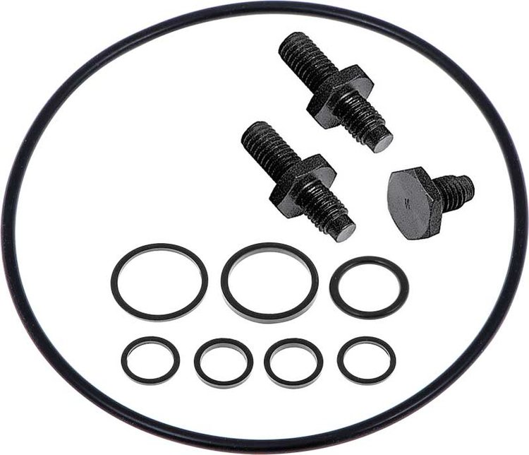1962-2002 GM & Mopar - Saginaw Power Steering Pump Reservoir Installation Kit - Standard Finish