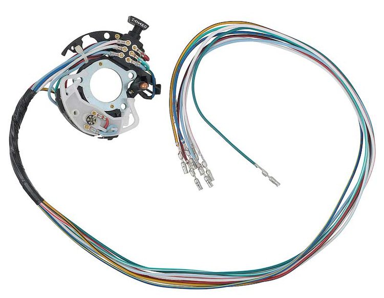 13341U 1973-77 Ford Truck; Turn Signal Switch; Without Tilt Wheel; Manual Transmission; 7 Terminal Switch