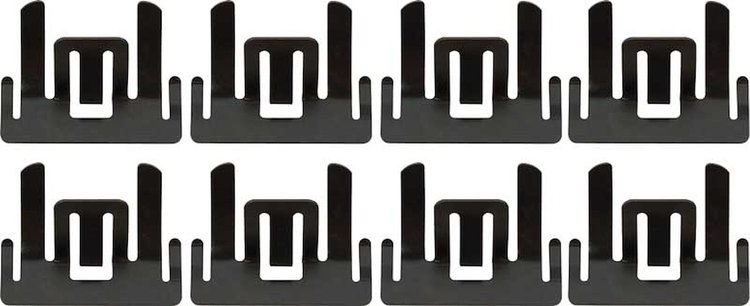 13940 Upper Door Ledge Reveal Molding Clips 1962-65 Chevy II/Nova; Set Of 8