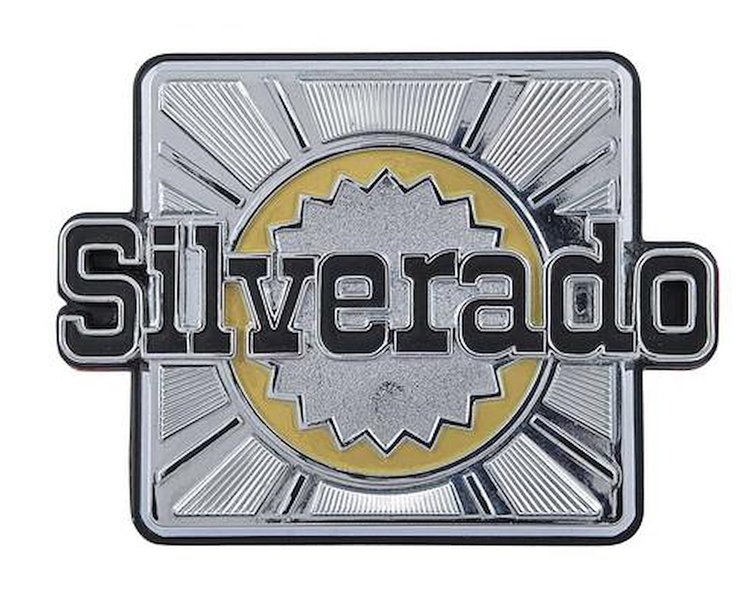 14014315 Silverado Quarter Panel Emblem 1981-88 Chevrolet; K5 Blazer; Each; GM Licensed