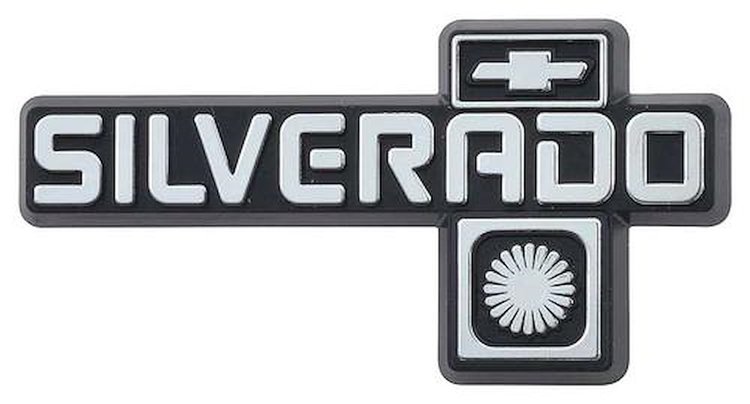 14023051 1981-87 Chevrolet, Silverado, Dash Emblem, GM Licensed
