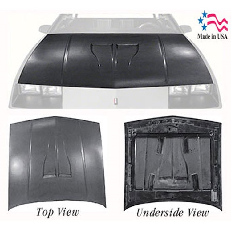Bolt-On Fiberglass Hood 1982-84 Camaro Z28