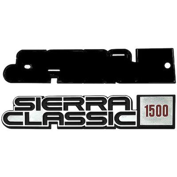 14051861 Fender Emblem for 1981-1986 GMC C/K Truck, 1987-1990 GMC R/V Truck, SUV [Sierra Classic 1500]