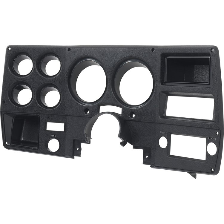 14235 1975-77 Chevy, GMC Pickup, Blazer, Jimmy, Suburban, Dash Bezel, w/out AC, Black