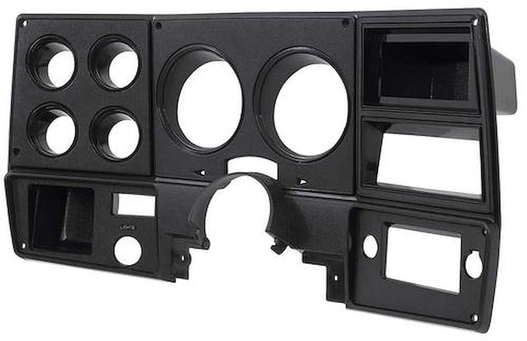 14240 1978-80 Chevy, GMC Pickup, Blazer, Jimmy, Suburban, Dash Bezel, Black, w/out AC, Black