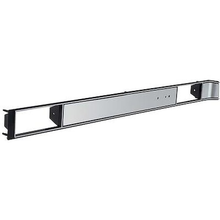 14253 1981-91 Chevy, GMC Pickup, Blazer, Jimmy, Suburban, Dash Trim Plate Molding, Deluxe Interior, Brushed Aluminum, w/ AC