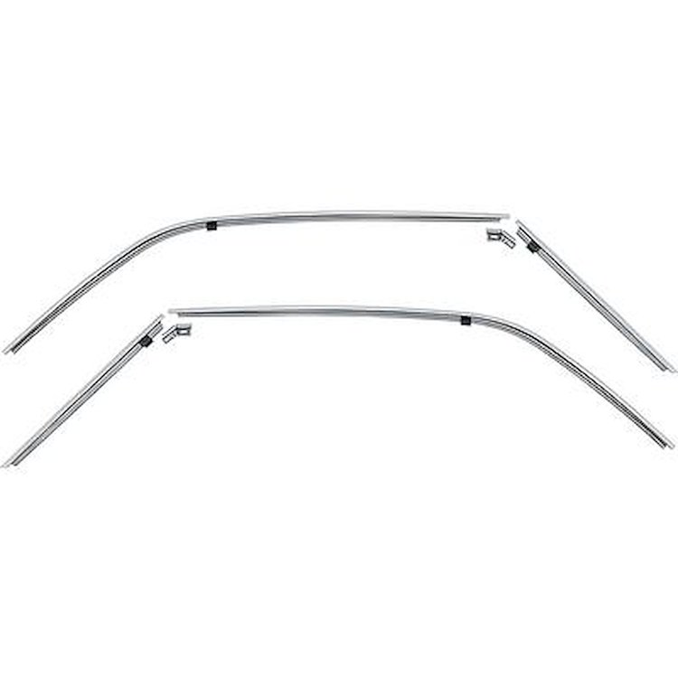 14322 Roof Rail Weatherstrip Channel and Retainer Set for 1968-1969 Chevrolet Camaro, Pontiac Firebird [Coupe]