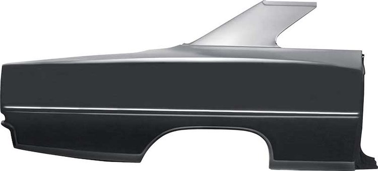 14340 Full Quarter Panel-1966-67 Chevy II Nova; 2 Door; Hardtop; RH