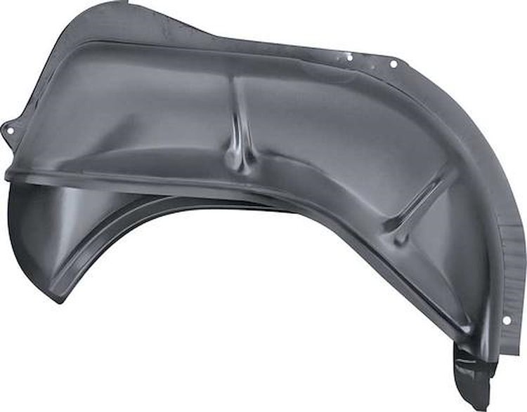 14381 1966-67 Chevy II, Nova, Complete Rear Wheelhouse, Passenger Side, EDP Coated