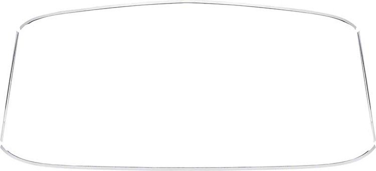 14384 Windshield Molding Set 1962-67 Chevy II/Nova; 2-Door; Hardtop; 4 Piece Set