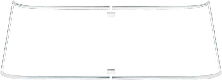 14386 Rear Window Molding Set 1962-65 Chevy II/Nova; 2-Door Hardtop; 8 Piece Set