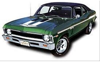 Yenko Nova Stripe Set 1969 Nova - White