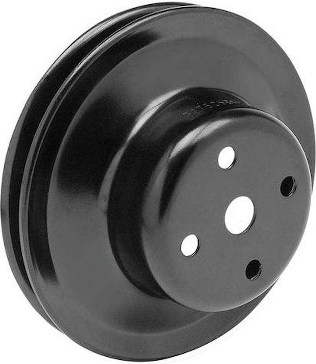 14543 1970 Chevrolet Big Block, Water Pump Pulley, Long Pump, Shallow Single Groove, 6-1/4" O.D., 3976059