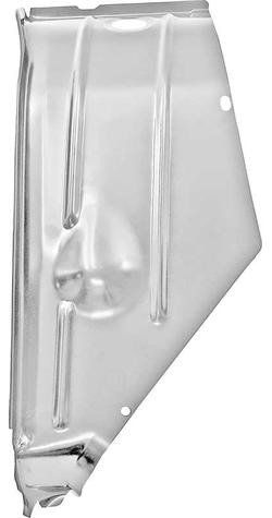 14712W 1966-67 Chevy II / Nova; Outer Side Cowl Panel; Passenger Side; Silver Weld-Thru Coating