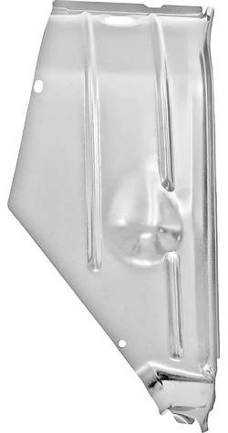 14713W 1966-67 Chevy II / Nova; Outer Side Cowl Panel; Drivers Side; Silver Weld-Thru Coating