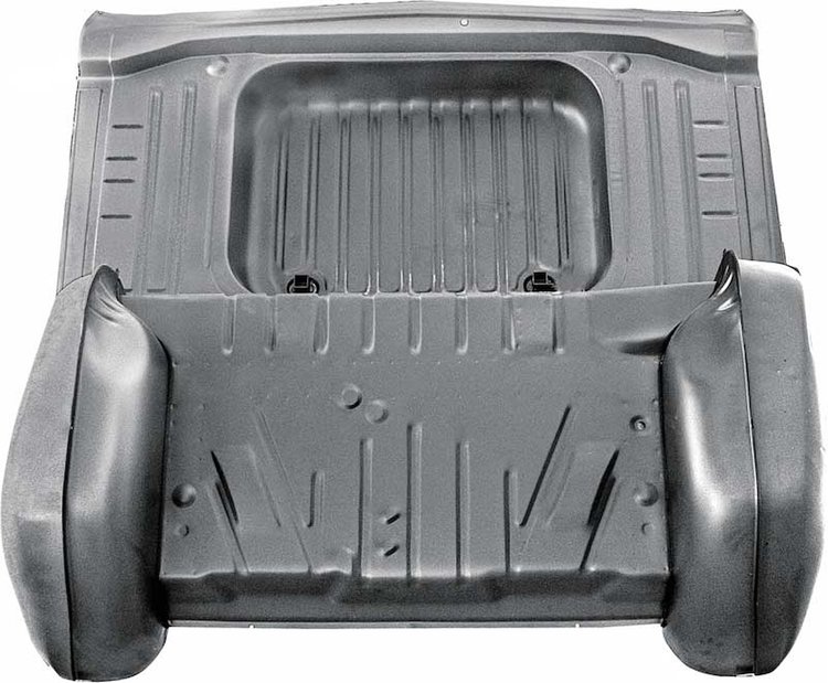 14742A 1963 Impala, Bel Air, Biscayne; Trunk Floor; Wheelhouse; Seat Shelf Assembly; EDP Coated