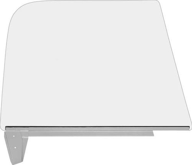 14841 Door Glass Assembly 1967-1972 Chevrolet, GMC Truck; Clear; with Lower Frame; Passenger Side
