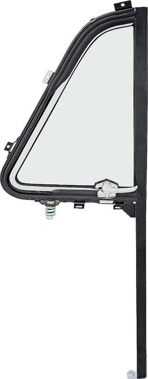 14845T 1951-55 Chevrolet, GMC Truck, Vent Window Assembly; with Black Division Bar; Tinted Glass; RH