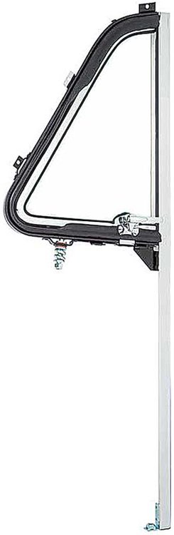 14850 Vent Window Assembly 1951-1955 Chevrolet, GMC Truck; with Chrome Division Bar; Clear Glass; RH