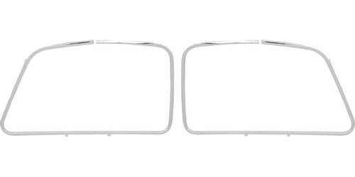 14855 1949-1955 Chevrolet, GMC Truck, Door Window Frame Molding, Stainless Steel, LH & RH