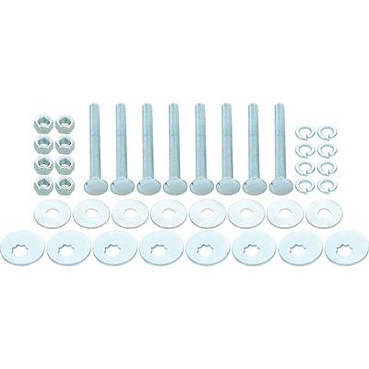 14903W 1967-72 Chevy, GMC Pickup Truck; Bed Floor Mounting Hardware Set; for Wood Floor; Short Bed or Long Bed