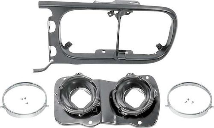 14982 1969 Firebird, Headlamp Mounting Set, Drivers Side