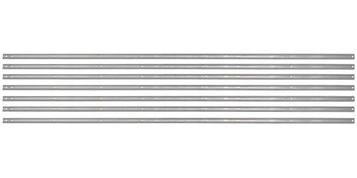 150106 1951-53 Chevrolet, GMC Truck, Bed Strip Set, Short Bed, Stepside, 7 Piece, Unpolished Stainless