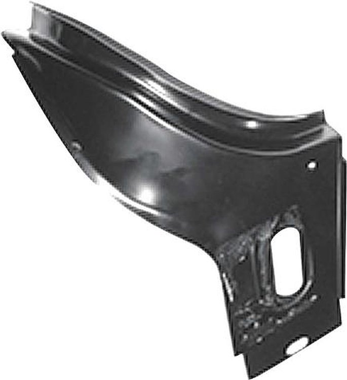 15106 1968-69 Chevy II, Nova, Trunk Gutter Side Brace, LH Drivers Side