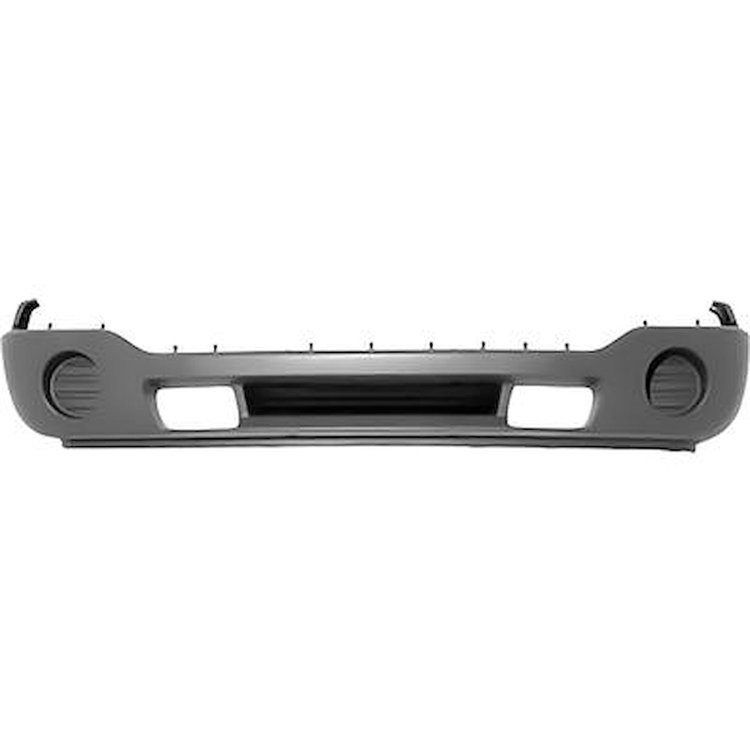 15199810 Front Lower Valance; 2003-07 GMC Sierra SLT; Lower Bumper Cover; Without Fog Lamps; Charcoal