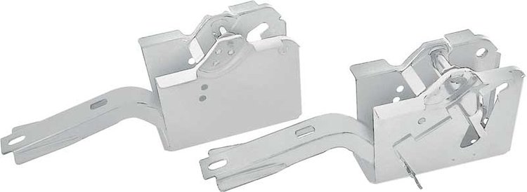 152600W 1962-64 Impala, Full Size Hardtop, Sedan; Trunk Lid Hinges; LH & RH; Weld-Thru Primer Finish