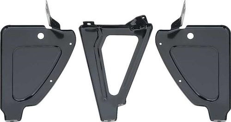 152601 1962 Impala, Bel Air, Biscayne, Grill Support Bracket Set, 3 Piece Set