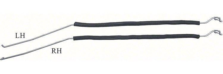 1970-81 Camaro / Firebird Door Opening Rods