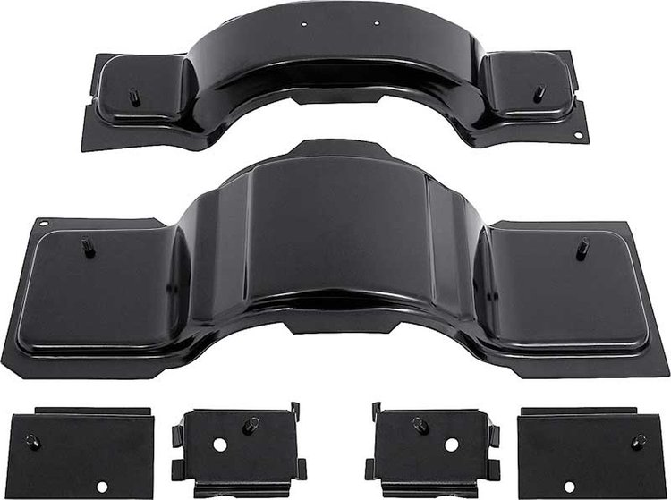 152768 Bucket Seat Frame Supports 1969-71 Nova, 1971 Ventura; 6 Piece Set; EDP Coated