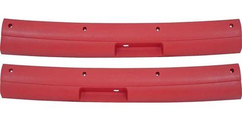 153032 1978-81 Camaro, Firebird, T-Top Latch Moldings, Red, Pair