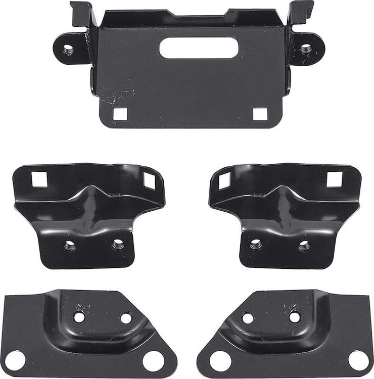 153041 Rear Bumper Bracket Set; 1967-68 Firebird; 5 Piece Set