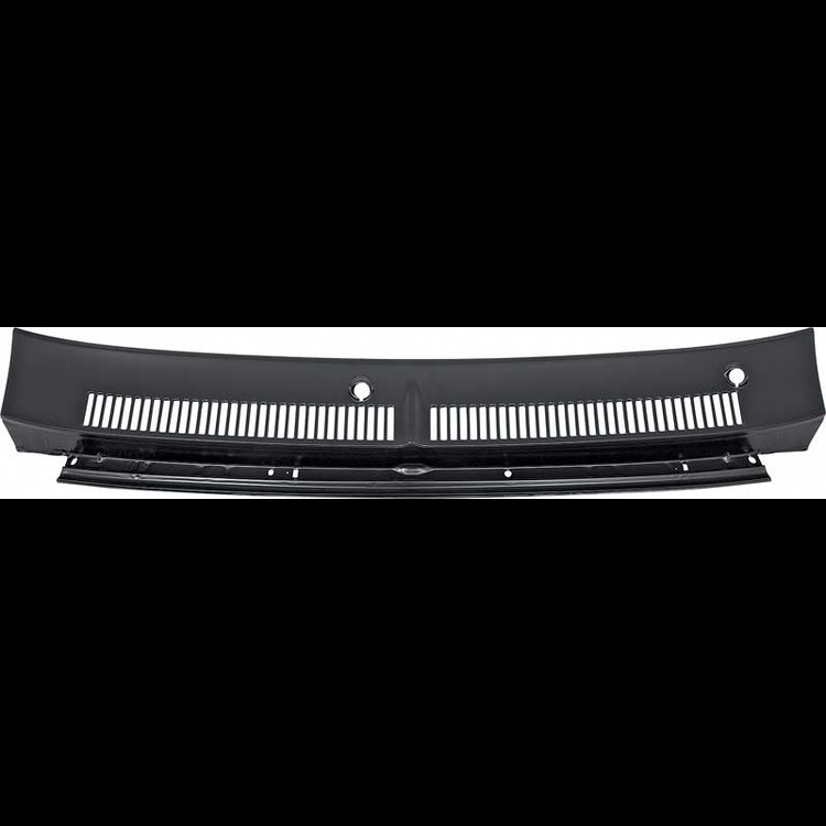 153047 Cowl Top Vent Grill Panel 1968-74 Chevy II, Nova; EDP Coating