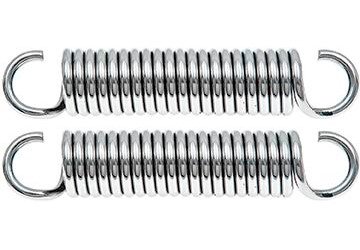 153096 Hood Hinge Springs for 1955 Chevy Bel Air, 150, 210 and 1955-1957 GM Truck [Polished Stainless Steel]